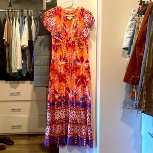 Anthropologie floral dress